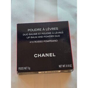 CHANEL Lip Balm and Powder Duo 410 Rosso Pompeiano MU3